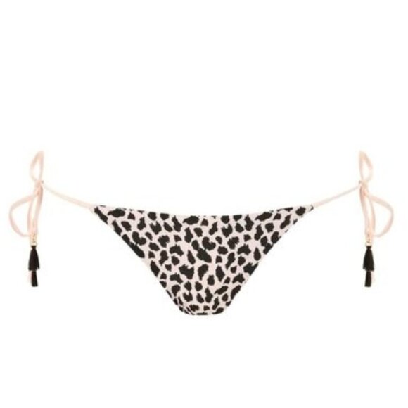 Topshop Leopard Side Tie Bikini Bottoms - Picture 1 of 10